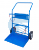 Carrello porta bombole ossigeno e gpl