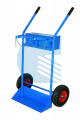Carrello per bombole 40/50 lt - RUOTE PNEUMATICHE