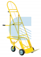 Carrello a 3 Ruote per Mercato Ortofrutta Giallo