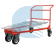 Carrello Cash and Carry - piano in rete zincata elettrosaldata 