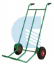 Carrello Porta Bagagli con Pala Fissa Ruote Pneumatiche