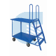 Carrello portatutto con 2 piani e scala autobloccante