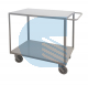 Carrello Office con 2 piani 500x800 con ruote ad alta silenziosità