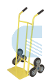 Carrello Portacasse a 3 ruote