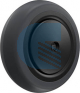 Ruota d. 100x25 Nylon gomma grigia