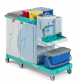 carrello pulizie a 3 reparti