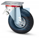 Ruota Pneumatica ø260x85 - Supporto Rotante Freno