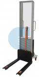 Sollevatore elettrico con attuatore vista frontale
