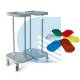 Carrello Portasacco Doppio con Coperchio
