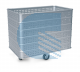 Carrello Contenitore Lavanderia 400lt Forato