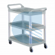 Carrello Multiuso a tre Piani Alluminio-Plastica 