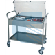 Carrello espositore refrigerato a piastre eutettiche