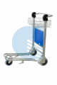 Carrello Portabagagli  con freno attivo | 3 ruote | cromato