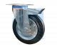 Ruota d. 160x40 - Supporto Rotante con Freno