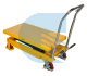 Piattaforma elevatrice carrellata 350 Kg con rulliera a 10 rulli folli