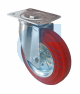 Ruota gomma alte temperature girevole