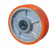 Ruota ghisa poliuretano d.150X50 