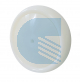Ruota nylon bianco d. 160x40 con parafili