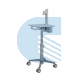 Carrello per laptop con piano unico allungabile Ergotron