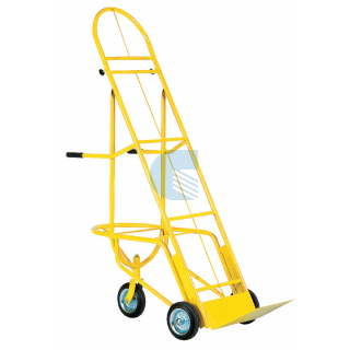 Carrello a 3 Ruote per Mercato Ortofrutta Giallo