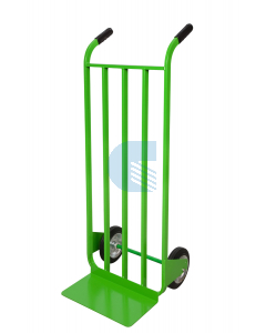 Carrello Portacasse Spalla Larga Ruote Gomma Piena