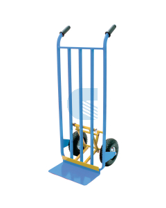 Carrello scaricafacile carichi voluminosi Ruote pneumatiche cerchio ferro