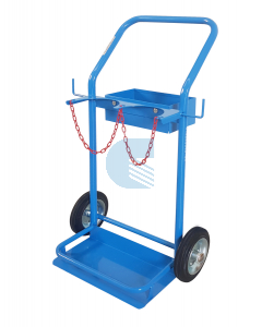 Carrello trasporto bombole biposto 14 lt.