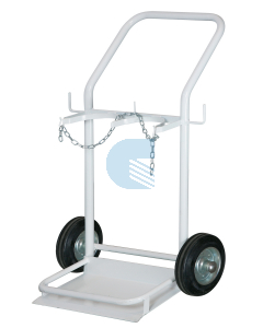 Carrello trasporto bombole biposto 14 lt. BIANCO | CRM014AB