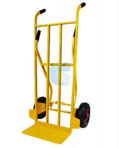 Carrello a Doppia Impugnatura Professionale CRM024A | Ruote Pneumatiche Nylon 4 Tele | Portata 200 kg Carmeccanica