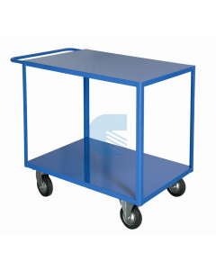 Carrello portatutto con 2 piani 600X900 con freno di stazionamento