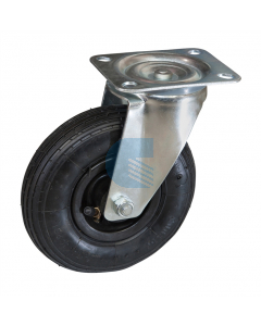 Ruota Pneumatica ø200x50 Supporto Rotante Flangia Nylon