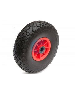 Ruota Anti Foratura ø260x85 riempimento poliuretano colore Nero flangia nylon