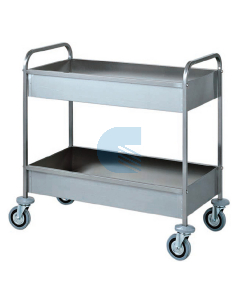 Carrello da Sbarazzo con 2 Vasche insoronizzate