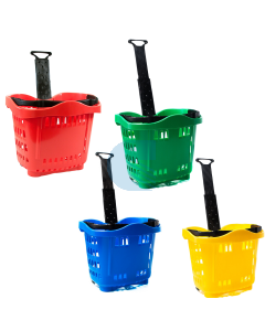 Cestello Spesa in Plastica per Libero Servizio 43 Lt