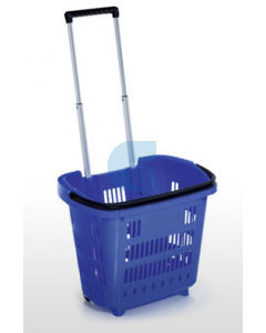 Cestello spesa libero servizio 34Lt BLU