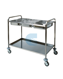 Carrello Porta Bacinelle GastroNorm 3x1/1