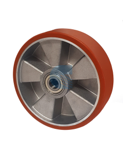 Ruota Alluminio Poliuretano ø200x50 - Solo ruota