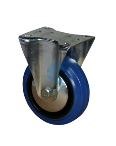 Ruota Gomma Blu ø200x50 - Supporto Fisso