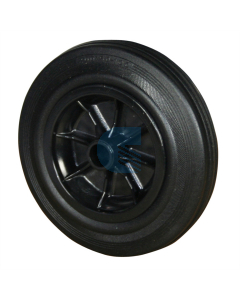 Ruota Gomma Nera - Disco Polimero Termoplastico ø200x50 