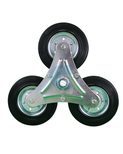 Ruota con Supporto a Stella con n° 3 ruote d. 150x40