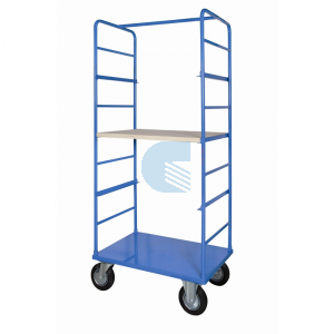Carrello a 3 Ripiani in Legno Medio