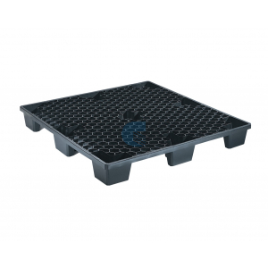 Pallet plastica 1130x1130 carichi medi a 4 vie - Con Bordo - Uso Container