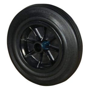 Ruota Gomma Nera - Disco Polimero Termoplastico ø200x50 
