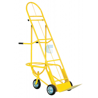 Carrello a 3 Ruote per Mercato Ortofrutta Giallo